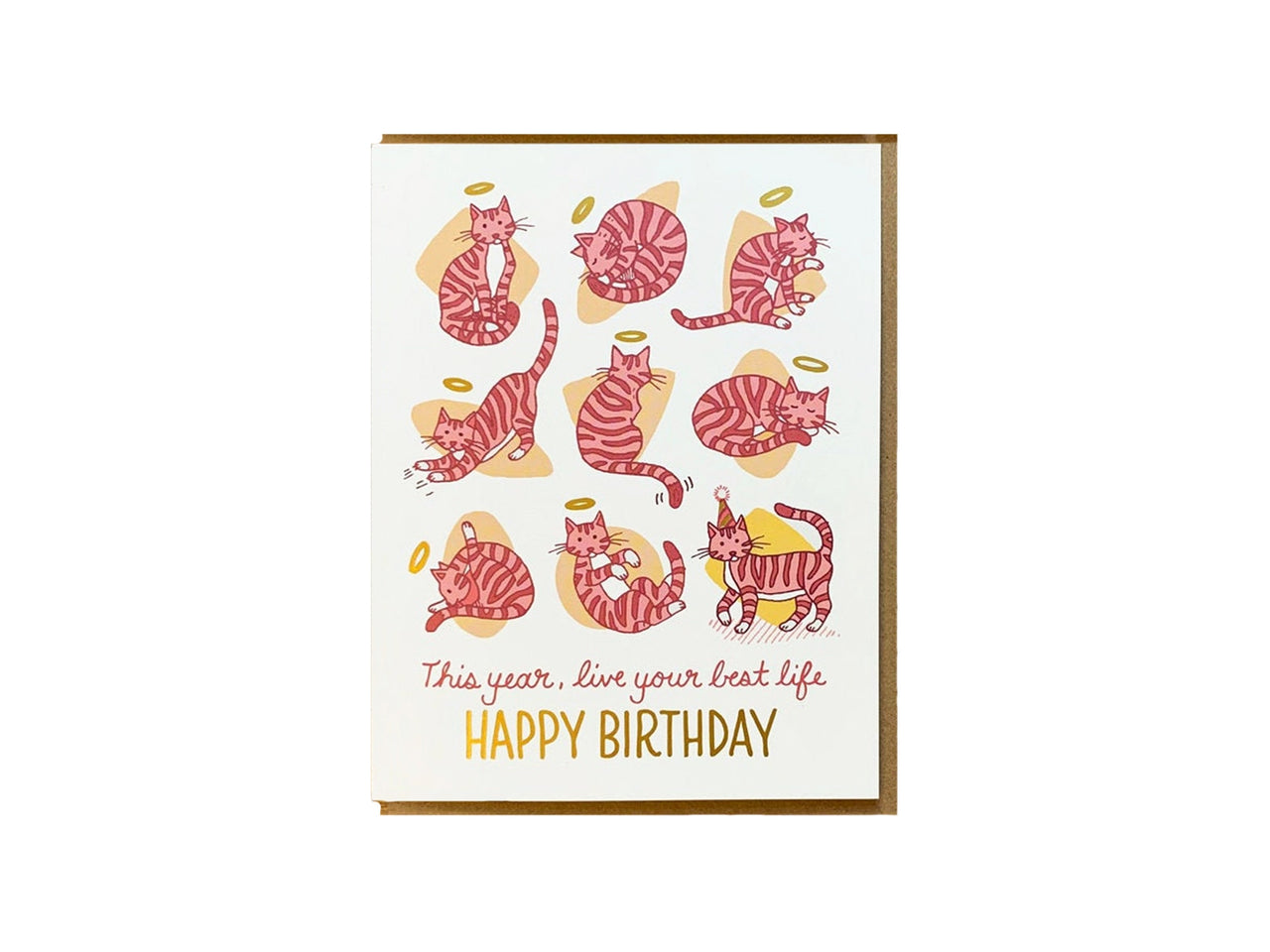 9 Lives Birthday Card