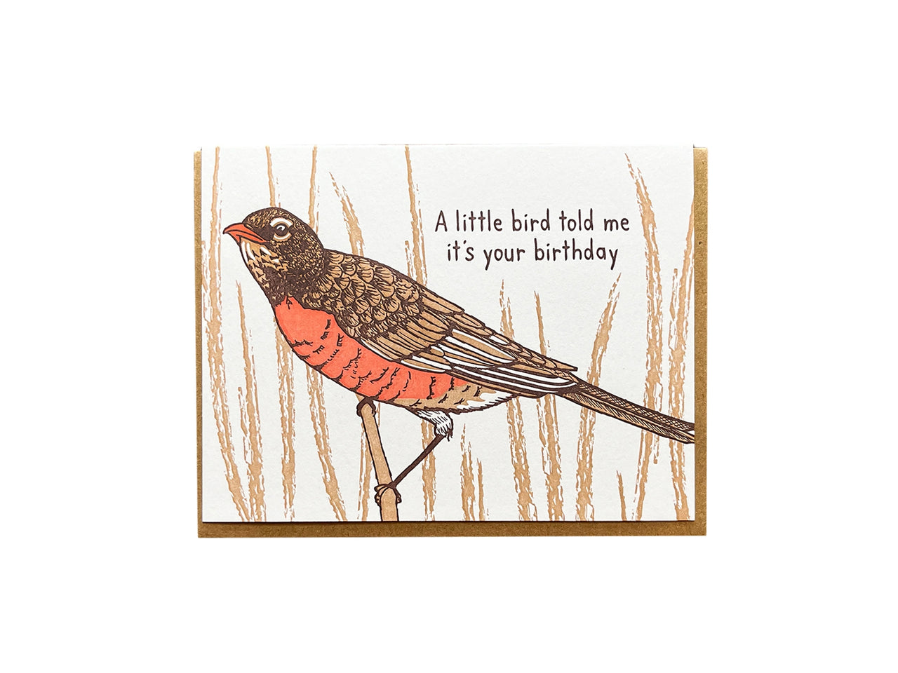 Little Bird Birthday Card